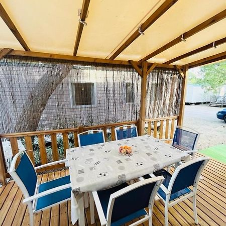 Mobil Home 8 Personnes Camping L'Elysee Vagues Oceanes 勒格罗-迪鲁瓦 外观 照片