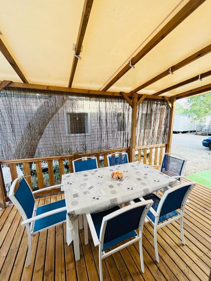 Mobil Home 8 Personnes Camping L'Elysee Vagues Oceanes 勒格罗-迪鲁瓦 外观 照片